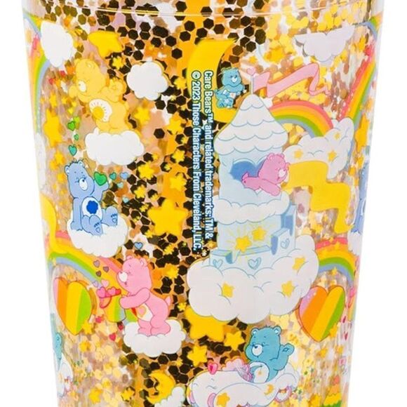 {Care Bears} Gold Confetti Travel Cup - Picture 7 of 7